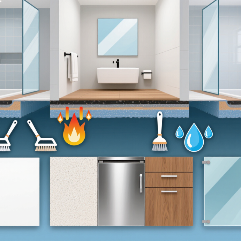 7 Best Bathroom Materials for Durability How to Choose?