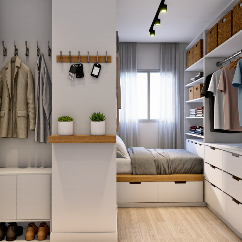 How to Choose Custom Storage Ideas for Small Spaces?