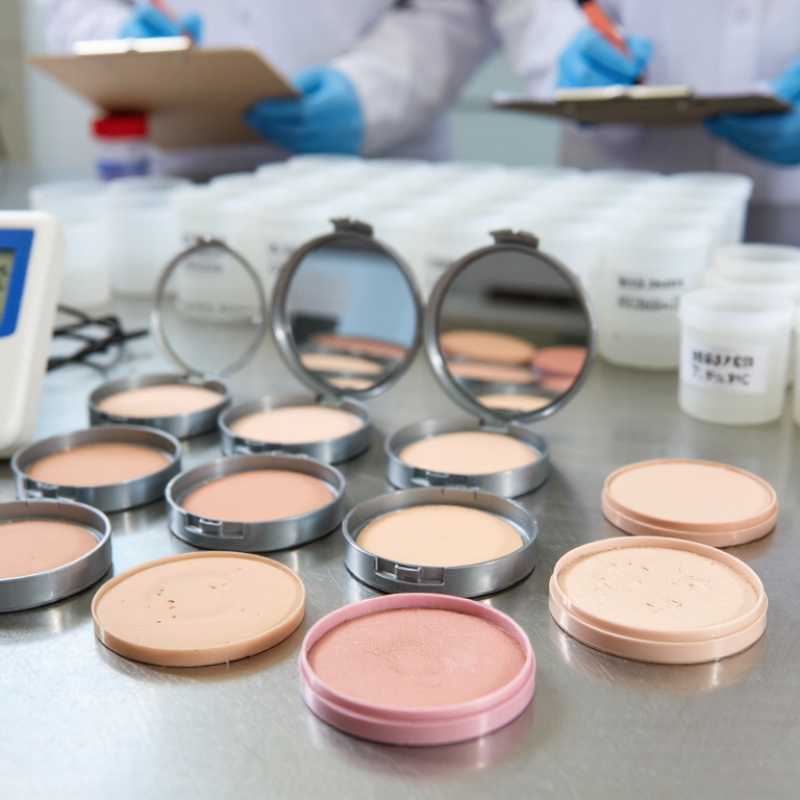 China Top humedad y eficiencia al prensar polvo cosmético?