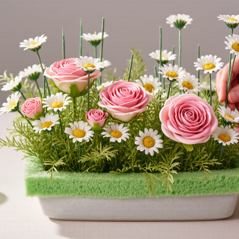How to Secure Silk Flowers in Floral Foam