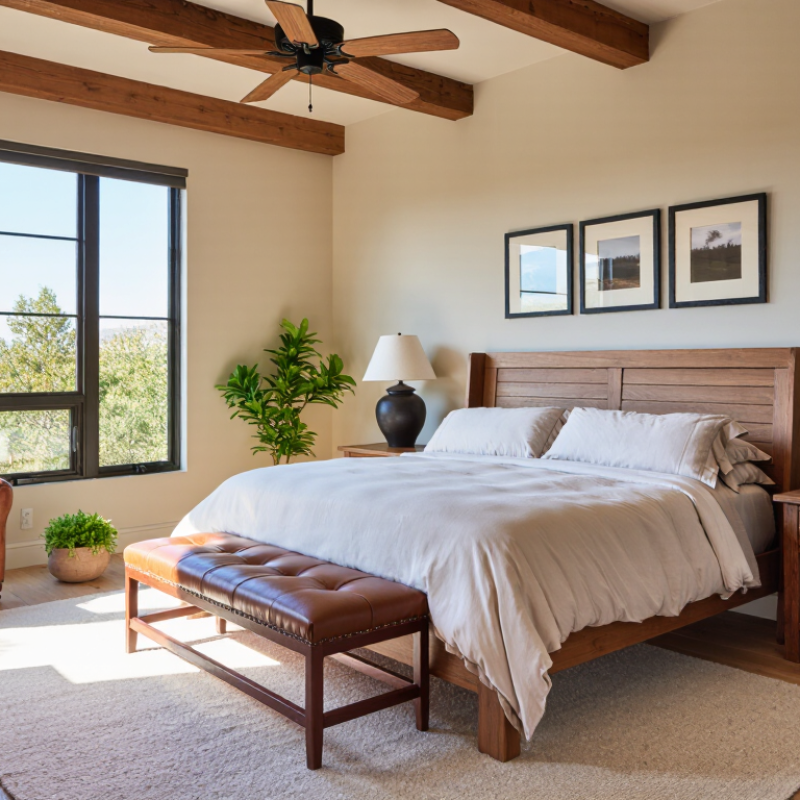 7 mejores ideas para combinar cuero y madera en dormitorio