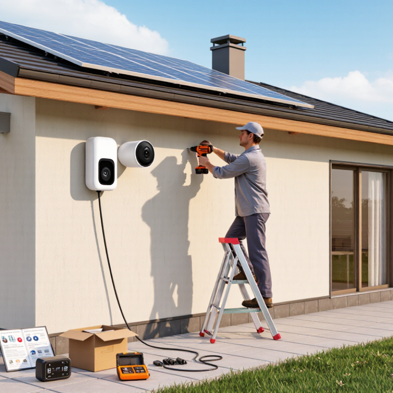 How to Install a Solar Camera Step by Step?