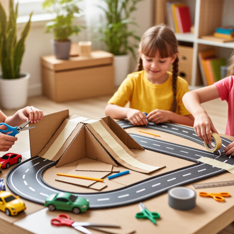 China Top Guide How to Build a Cardboard Toy Car Track