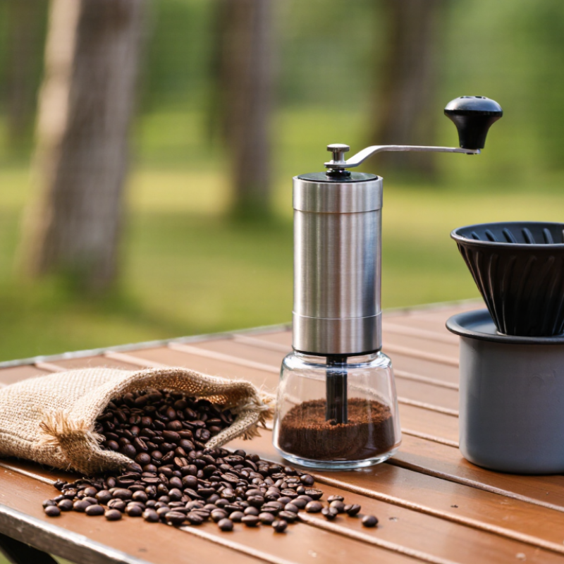 What Is a Hand Crank Coffee Grinder for Camping?