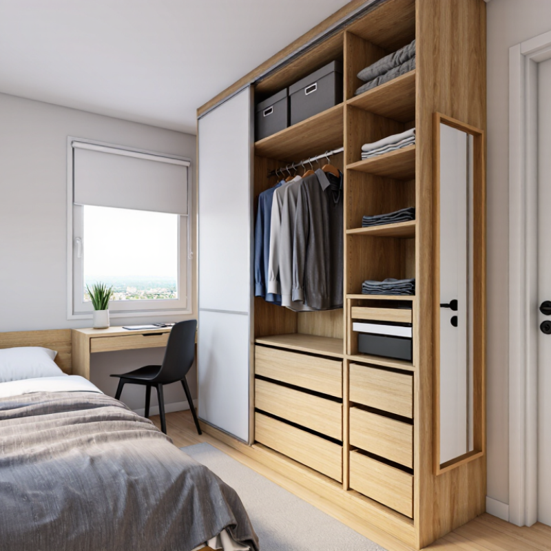 How to Design a Wardrobe for a Small Bedroom?