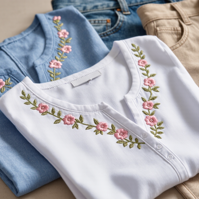 Why Do Buyers Choose Cotton Embroidery Tops?