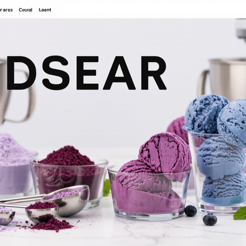 How to Choose Blueberry-Flavored Ice Cream Powder