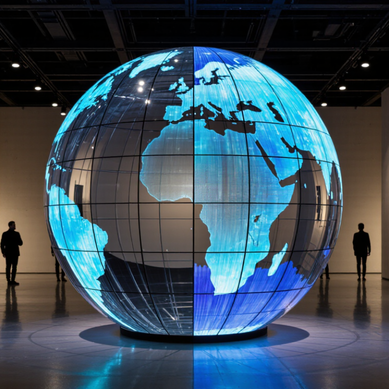 What Is a Transparent Spherical Screen?