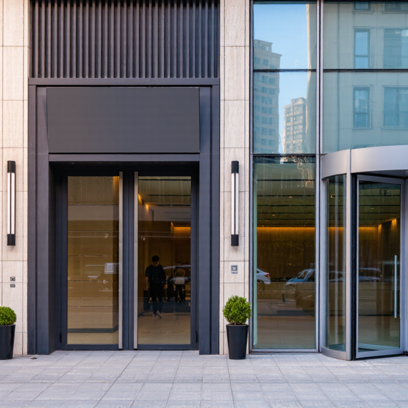 What Types of Store Front Glass Doors Are Available?