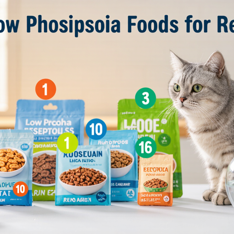 Top 10 alimentos bajos en fósforo para gatos renales