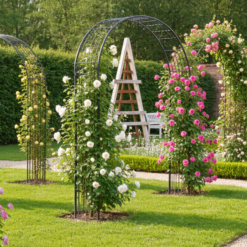 7 Best Rose Bush Climbing Frames for Your Garden