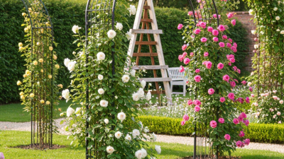 7 Best Rose Bush Climbing Frames for Your Garden